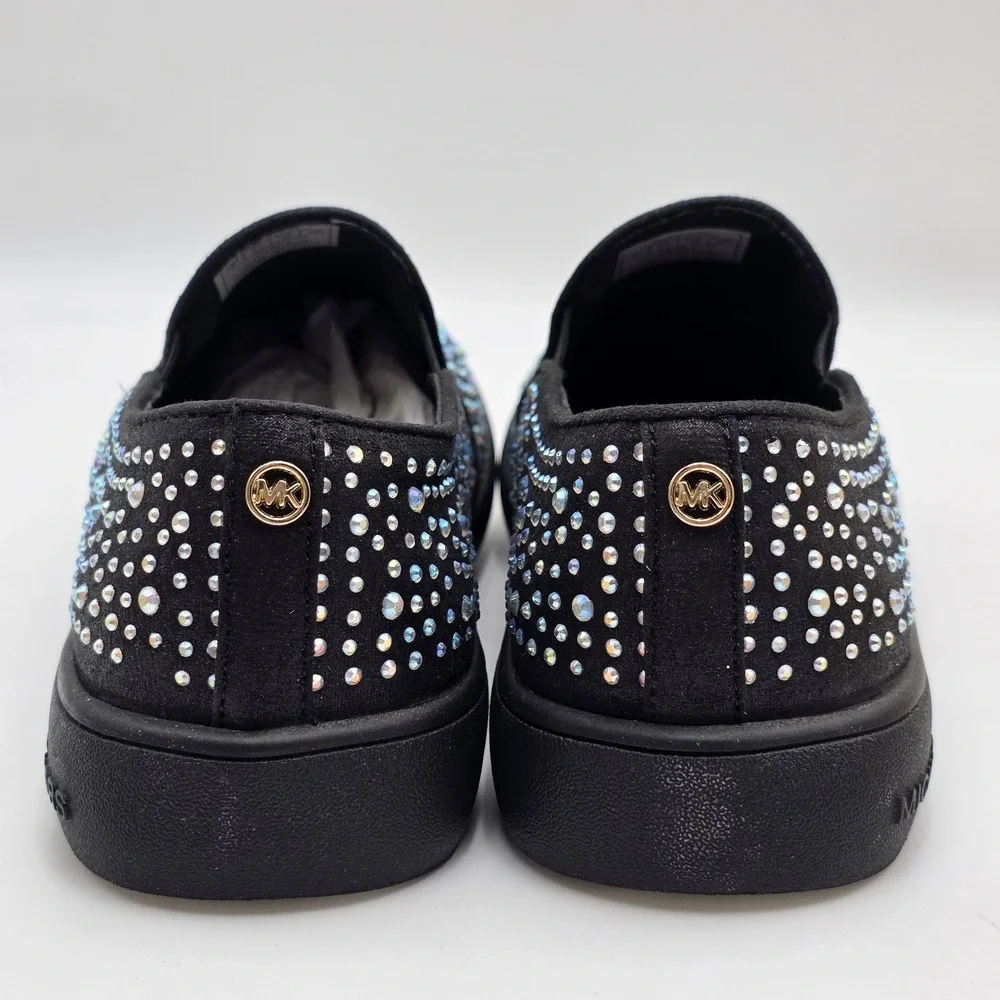 MICHAEL‎ KORS Girls 6Y Women 7.5-8  Jem Tiffany Embellished In Midnight Sparkle